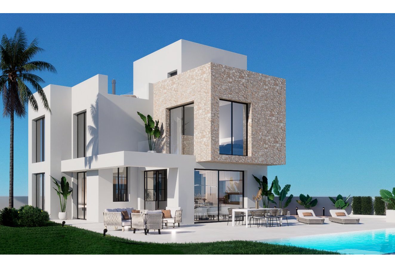 Obra nueva - Villa - Finestrat - Golf de Puig Campana